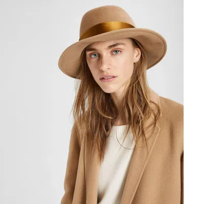 Theory Gigi Burris X  Fedora In Brown