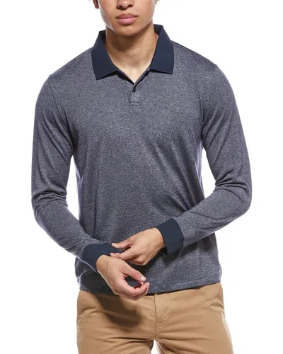 Theory Goris Activate Polo Shirt In Blue
