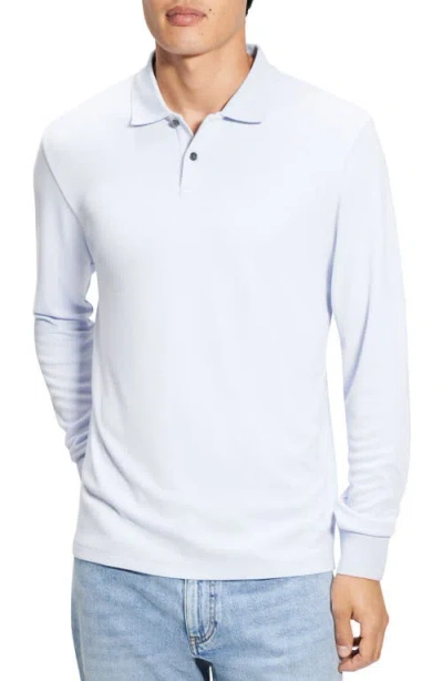 Theory Goris Anemone Milano Long Sleeve Polo In Olympic