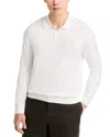 Theory Goris Collared Sweater In White