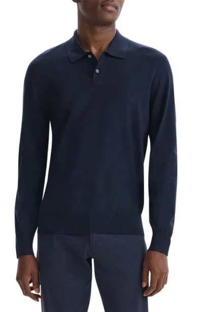 THEORY THEORY GORIS LONG SLEEVE POLO