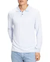 Theory Goris Anemone Milano Long Sleeve Polo In Olympic