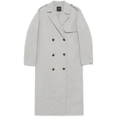 THEORY GRAY COATS