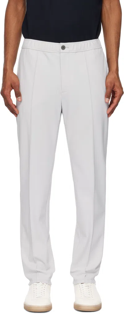 Theory Grey Curtis Drawstring Trousers