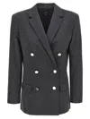 Theory Boxy Blazer In Grey