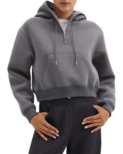 THEORY THEORY HALF ZIP HOODIE
