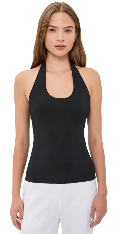 Theory Halter Tank Top Black - 001