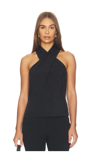 Theory Halter Top In Black