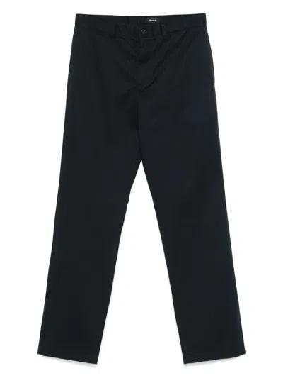 Theory Hanson Trousers In Blue