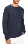 Theory Heavy Wool Cashmere Sweater In Baltic Melange - 07s