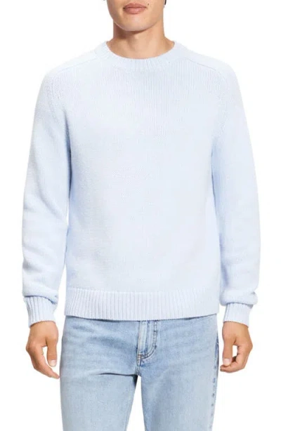 Theory Heavy Wool Cashmere Sweater In Skylight Melange - 1t8