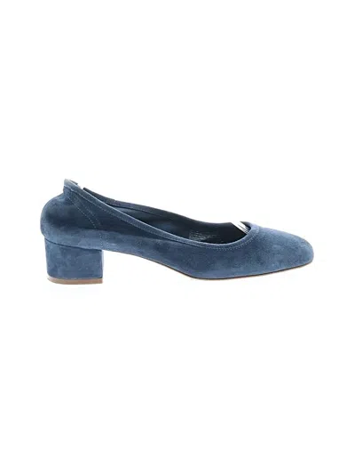 Pre-owned Theory Heels In Blue