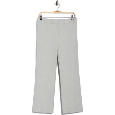 Theory Herringbone Kick Flare Ankle Pants In Gray