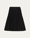 Theory High-rise Yoke Skirt In Black