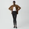 Theory High-waist Legging In Scuba In Black