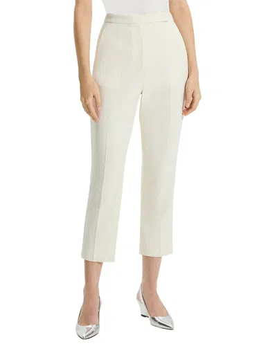 THEORY THEORY HIGH-WAIST SLIM CROP PANT