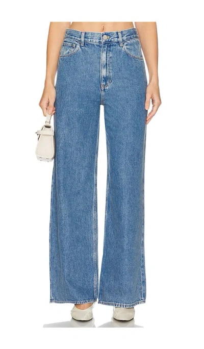 Theory High Waist Wide Leg Jean