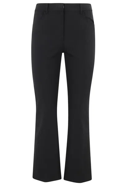 Theory High-waisted Cropped Pants With Five-pocket Design