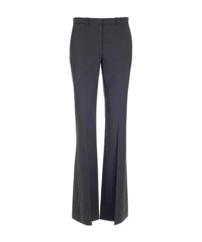 Theory High-waisted Horn Casual Pants In Black