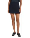 Theory High Waisted Mini Skirt In Navy Multi