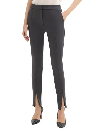 THEORY HIGH-WAISTED SLIM SLIT PANT