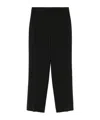 Theory Traceable Wool Slim Straight-leg Trousers In Black