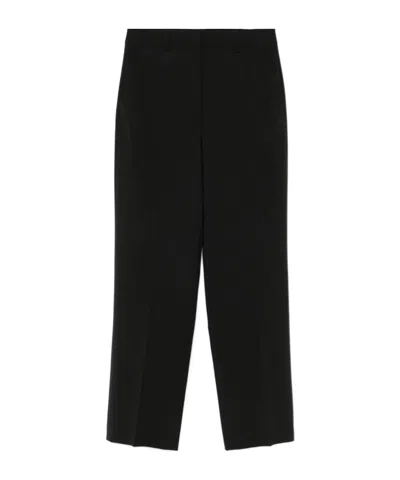 THEORY HIGH-WAISTED STRAIGHT-LEG TROUSERS