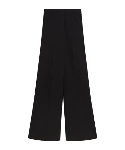 Theory High-waisted Trousers In Black