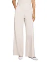 Theory Stripe Canvas High-rise Trousers In Sand Multi