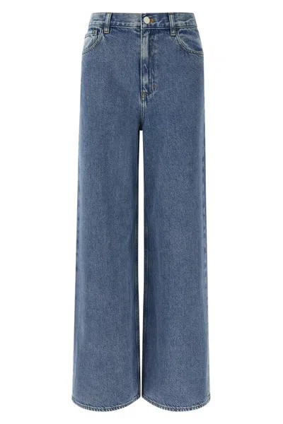 THEORY 'HIGH-WAISTED WIDE-LEG' JEANS