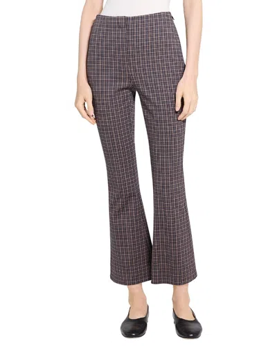 Theory High-waist Kick Pant In Brown