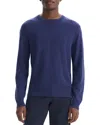 Theory Hilles Cashmere Crewneck Sweater In Atlantic Melange