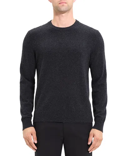 Theory Hilles Cashmere Knit Crewneck Sweater In Navy
