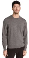 Theory Hilles Cashmere Sweater In Otter Melange
