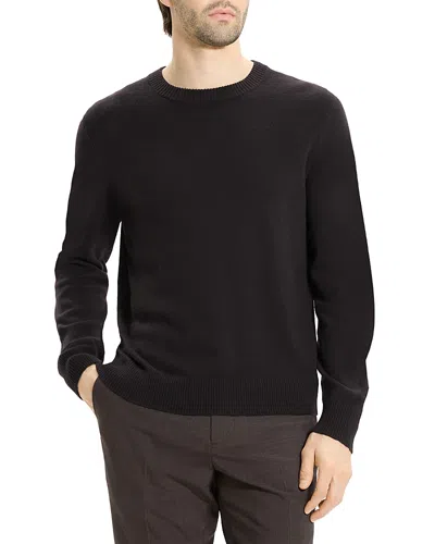 Theory Hilles Crewneck Sweater In Cashmere In Brown