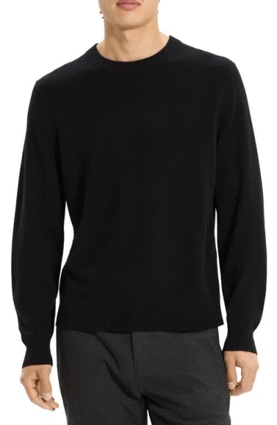 Theory Hilles Cashmere Sweater In Black