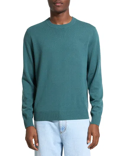 Theory Hilles Cashmere Sweater In Blue