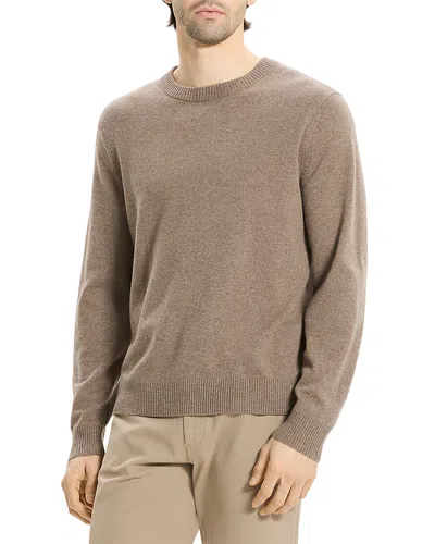 Theory Hilles Cashmere Sweater In Brown