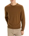 Theory Hilles Cashmere Sweater In Brown