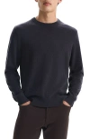 Theory Hilles Cashmere Crewneck Sweater In Hickory Melange