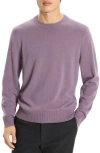 Theory Hilles Cashmere Sweater In Purple