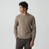 Theory Hilles Crewneck Sweater In Cashmere In Gray