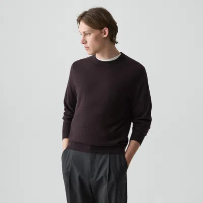 Theory Hilles Crewneck Sweater In Cashmere In Gray