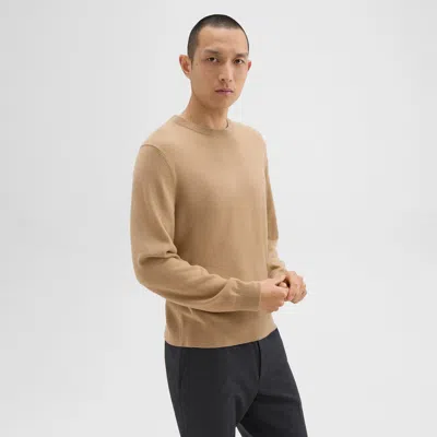Theory Hilles Crewneck Sweater In Cashmere In New Camel