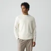 Theory Hilles Crewneck Sweater In Cashmere In White