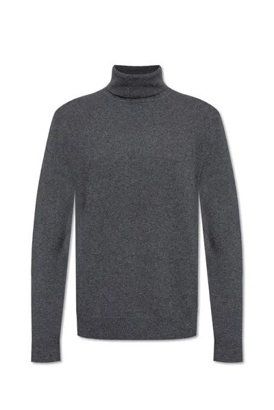 Theory Men's Vilass Merino Wool Blend Sweater In Grey