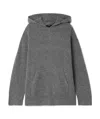 Theory Merino Wool-blend Hoodie In Grey