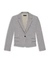 Theory Houndstooth Blazer In Cinder Multi