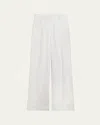 Theory Houndstooth Classic Straight Trousers In Pltnmmulti