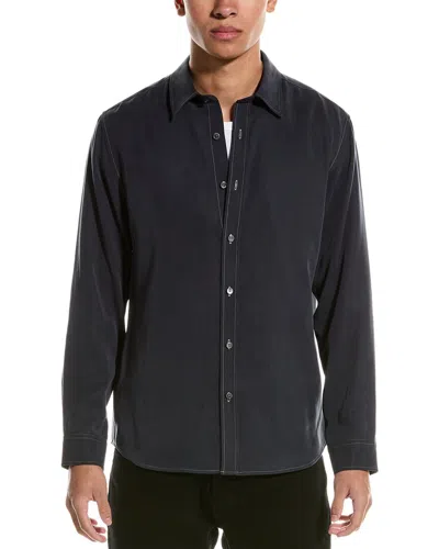 Theory Hugh Shirt In Blue